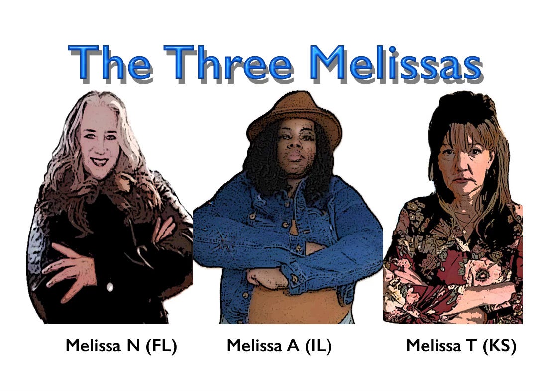 Meet the Three Melissas  Photo © HEAR US Inc