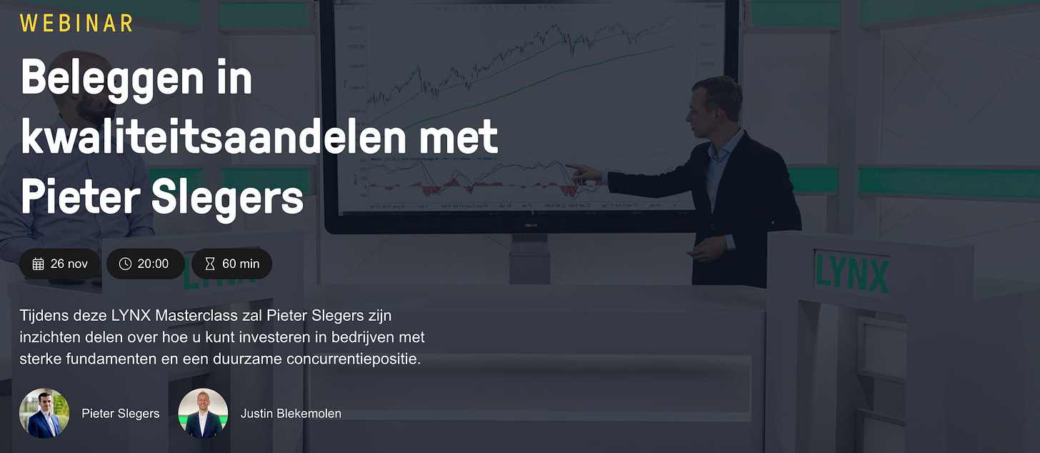 https://www.lynx.be/beurs/masterclass-beleggen/beleggen-kwaliteitsaandelen-pieter-slegers-20241126/