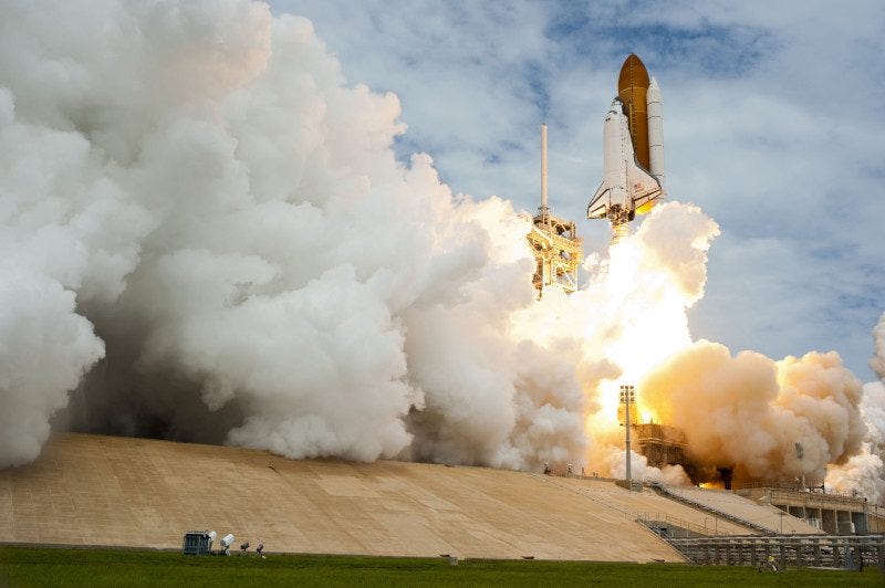 Artemis II Engines STS-135 Launch