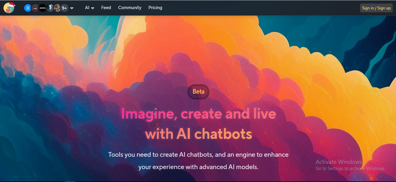 Kahiwoto the best Ai chatbot site with no censorship