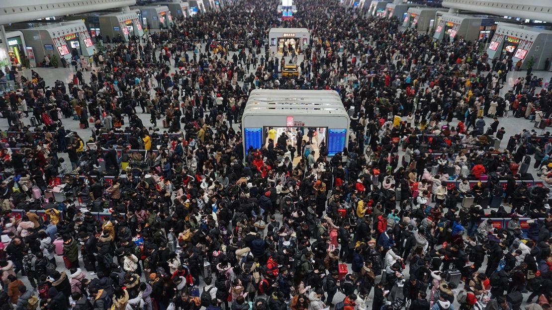 3 billion journeys: World's biggest human migration begins in China | CNN