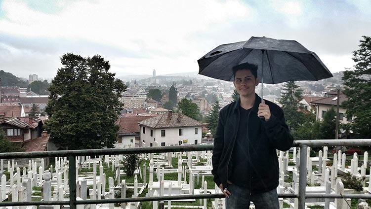 Sarajevo Bosnia graveyard