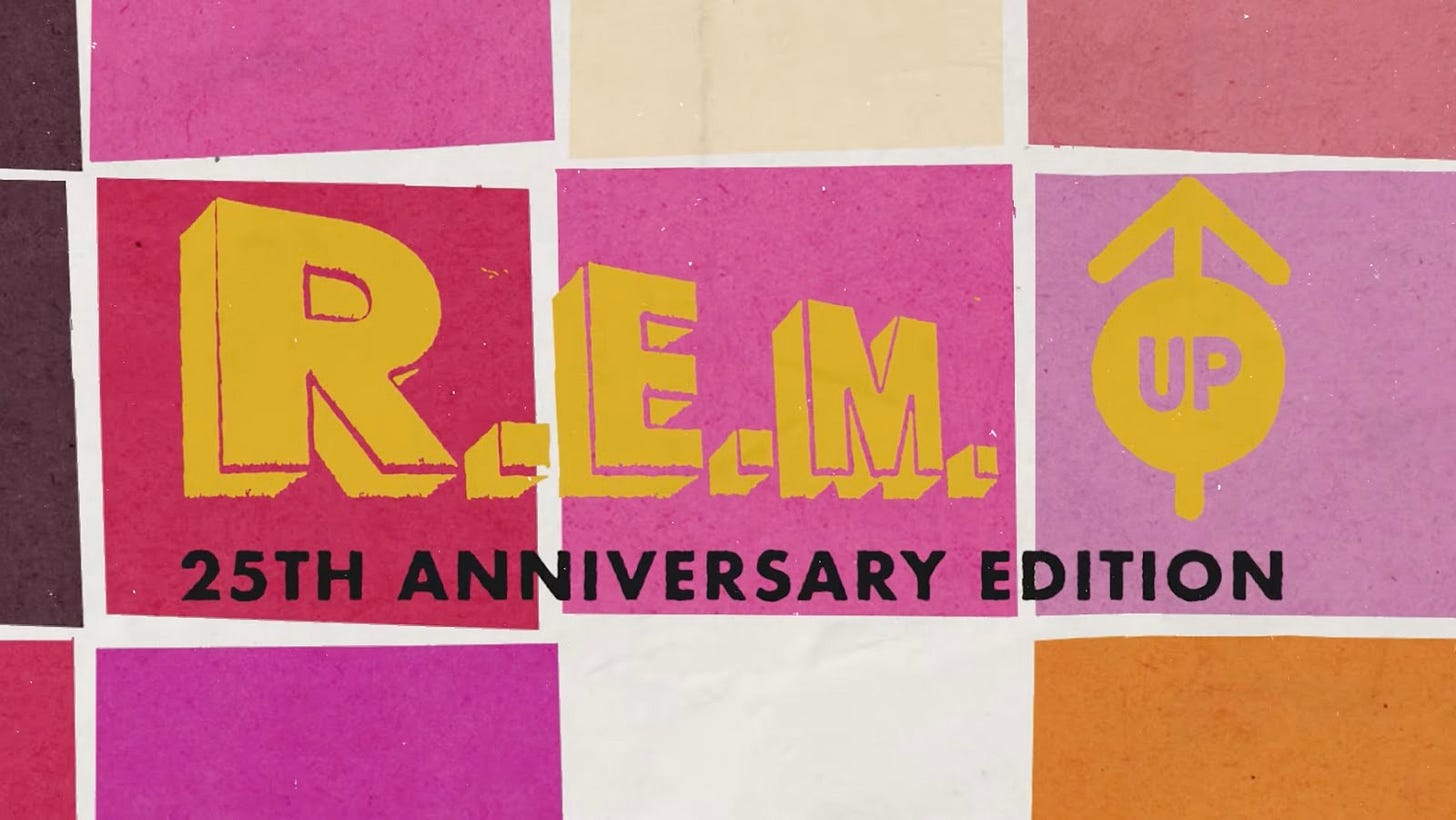 Cover of REM 'Up' 25th Anniversary Edition