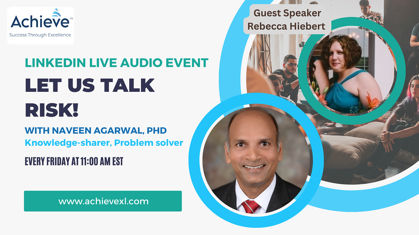 Let's Talk Risk! with Dr. Naveen Agarwal