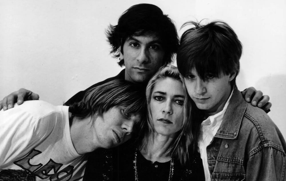 Sonic Youth (L-R: Thurston Moore, Lee Ranaldo, Kim Gordon, Steve Shelley)