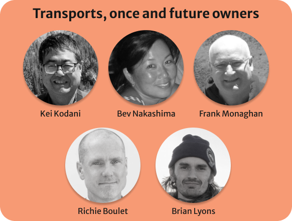 Image of Transports's former and current owners.