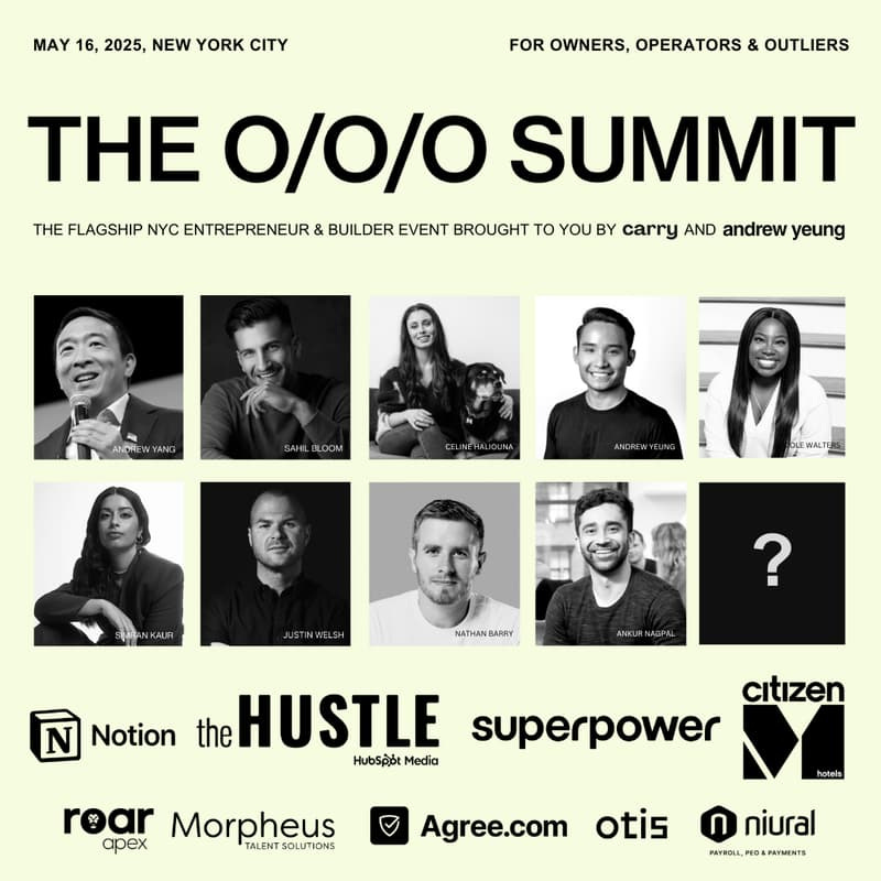 Cover Image for The OOO Summit 2025 | The Flagship NYC Entrepreneurship Event