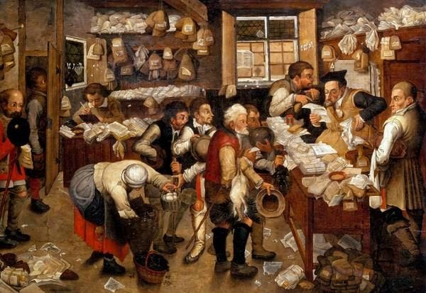 The Tax Collector Painting by Pieter Bruegel the Younger Reproduction | iPaintings.com