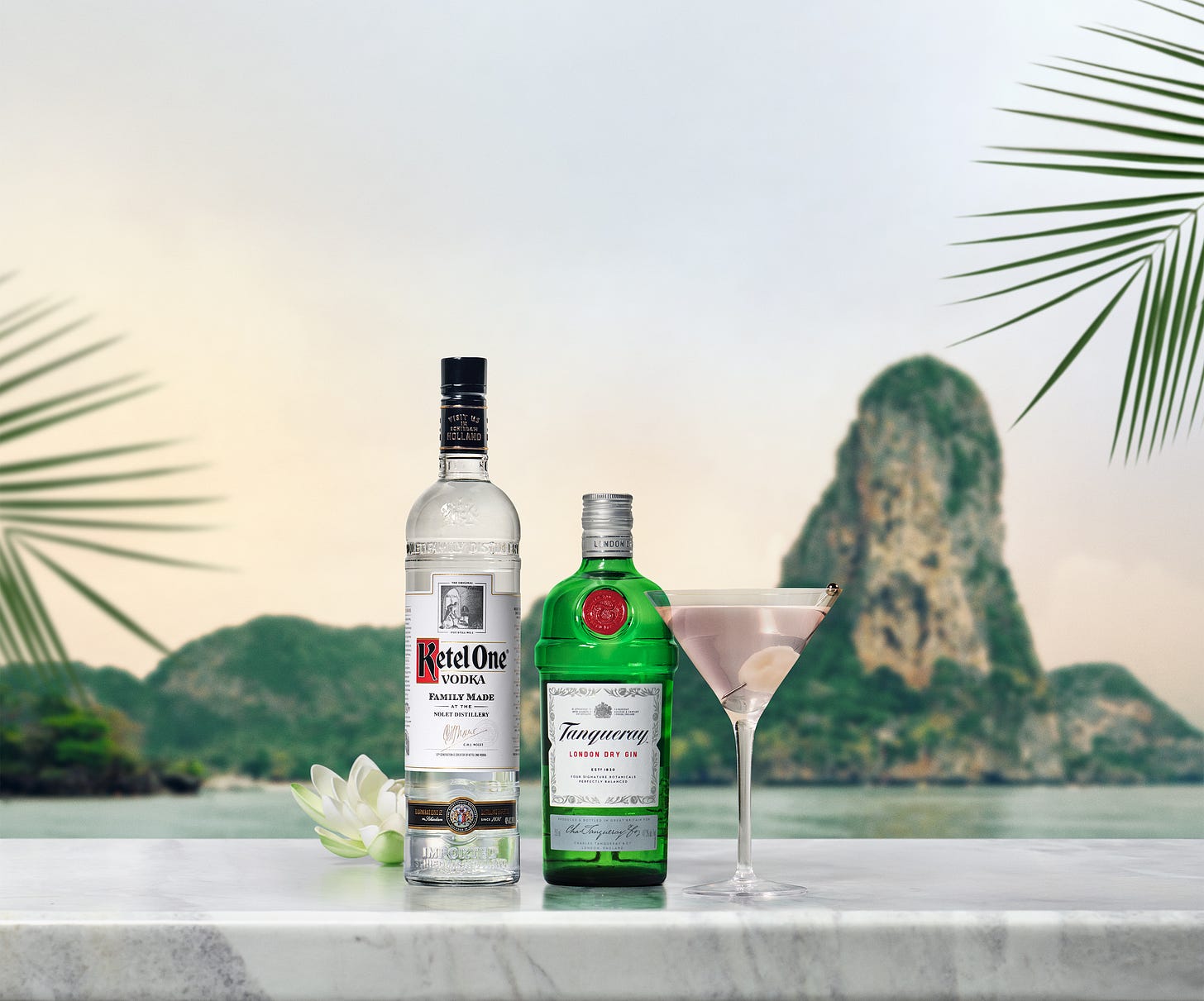 The White Lotus Vesper Martini