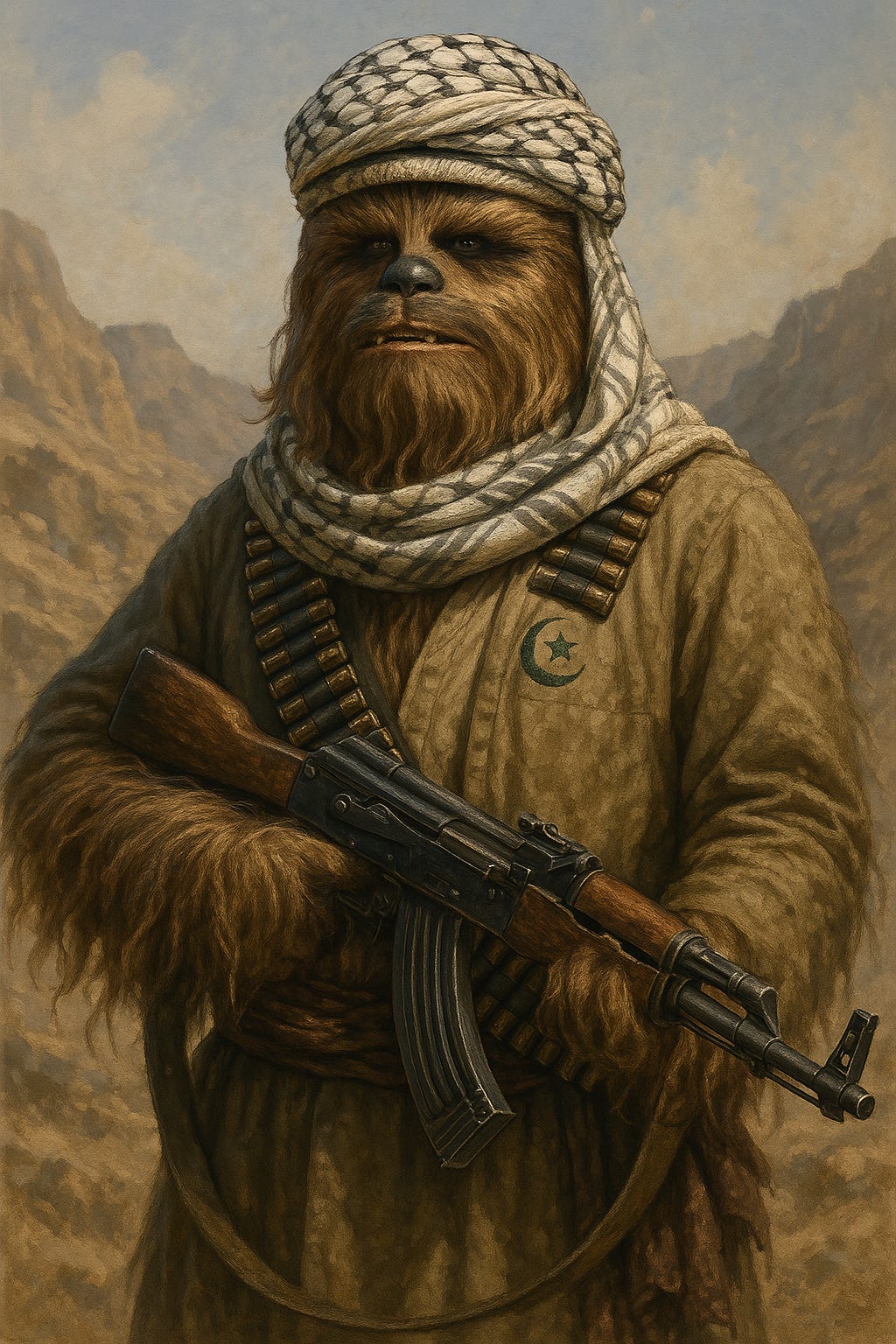 “Mujahideen Wookie”, ChatGPT.