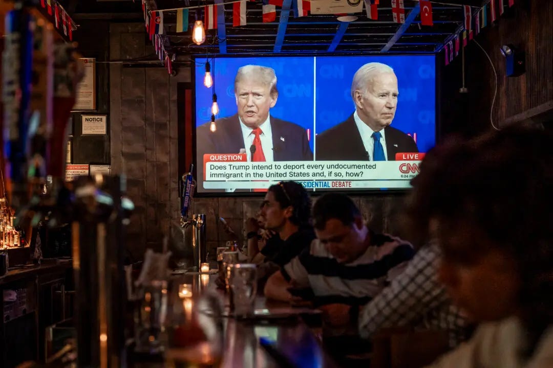 O debate entre Trump e Biden na CNN atrai 51 milhões de telespectadores em todas as redes e mais 30 milhões online