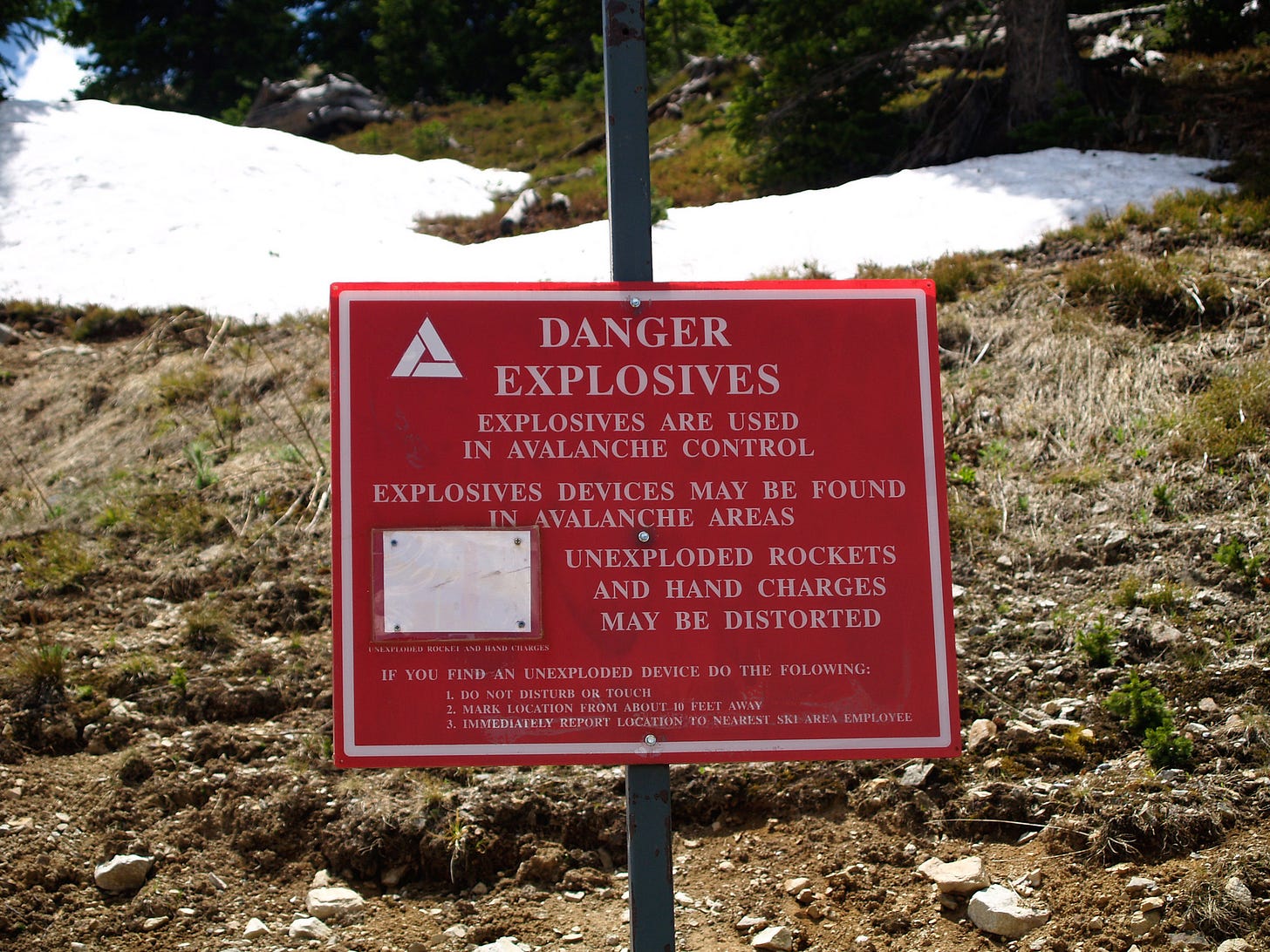 Danger sign