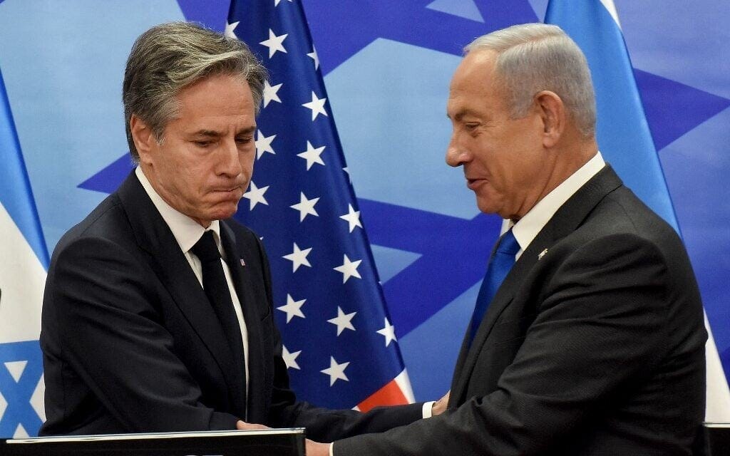 Diplomatically but firmly, Blinken advises Netanyahu not to harm Israeli  democracy | The Times of Israel