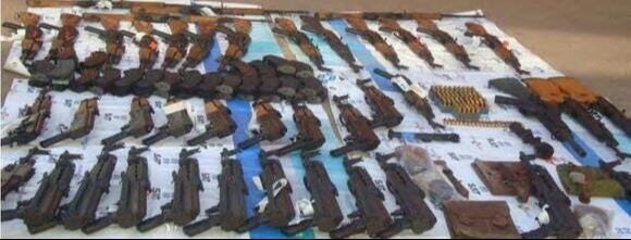 Weapons confiscated bound for Mexican cartels