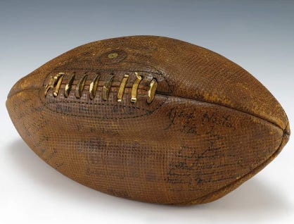 Antique American football