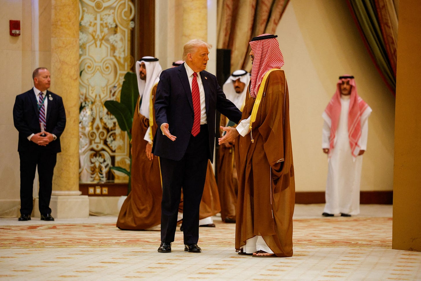 U.S. President Trump attends a GCC summit, in Riyadh