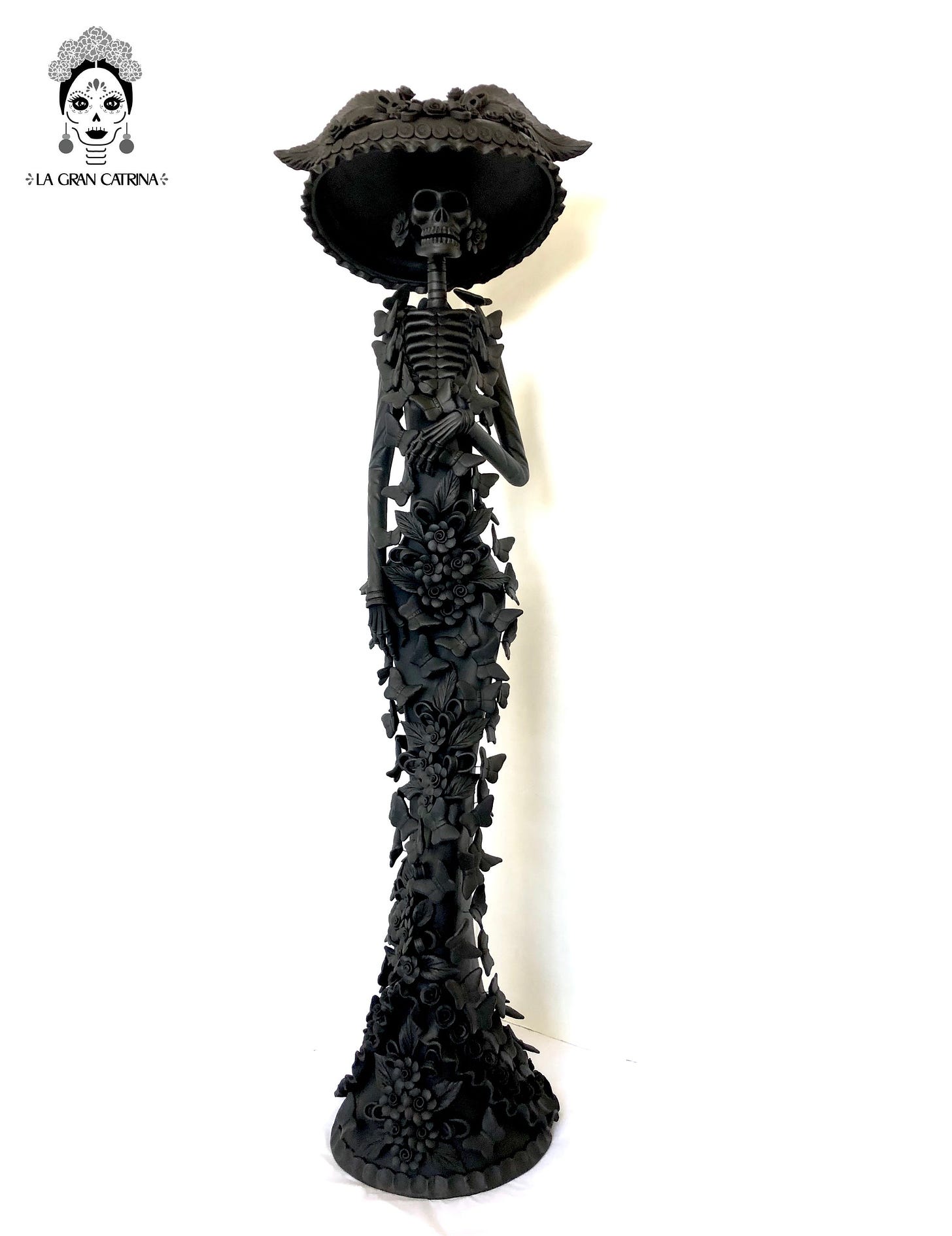Catrina Negra - 105 cm. 42 in. - La Gran Catrina