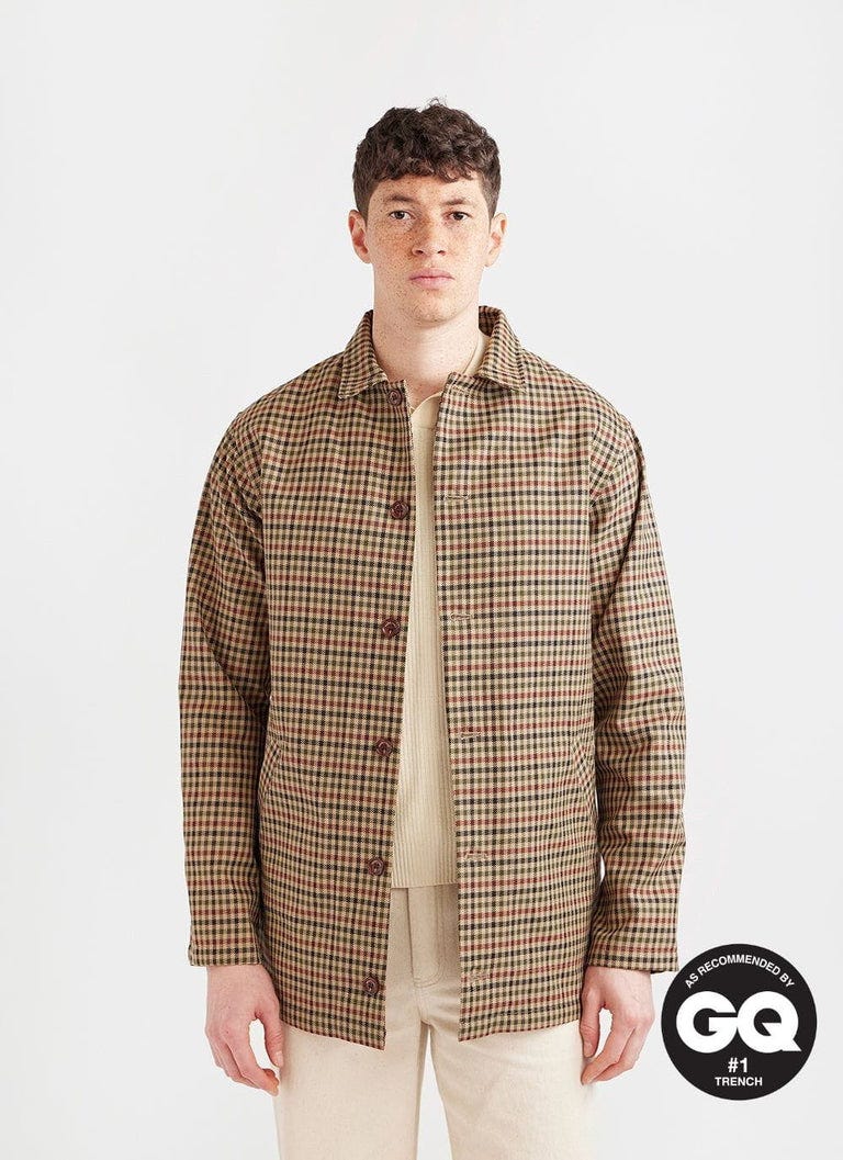 Waterproof Sherlock | Brown Watcher Check