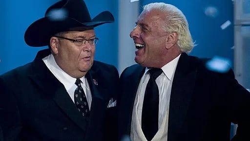 Jim Ross & Ric Flair