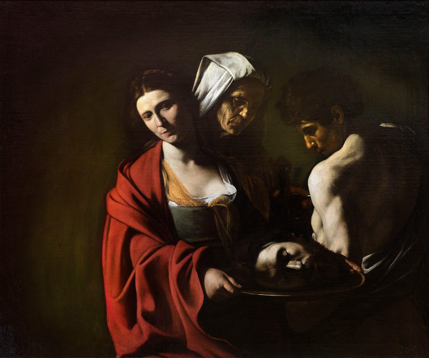 Salomé con la cabeza de Juan el Bautista (Caravaggio, Madrid) - Wikipedia,  la enciclopedia libre
