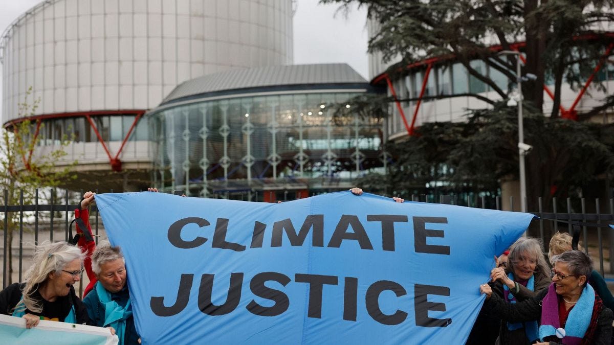 Historic' European Court of Human Rights ruling backs Swiss women in climate  change case | Euronews