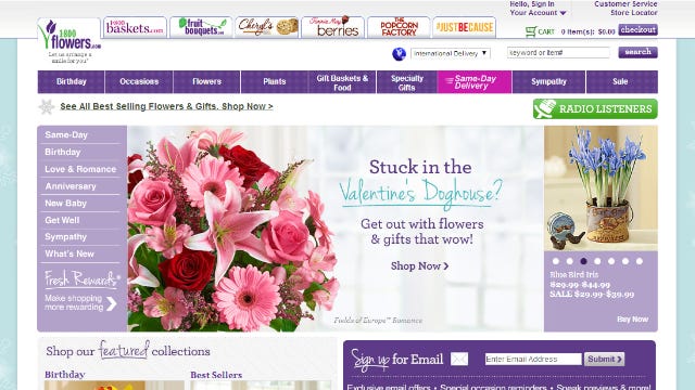 1-800-Flowers botches Valentine's Day - and apology, too