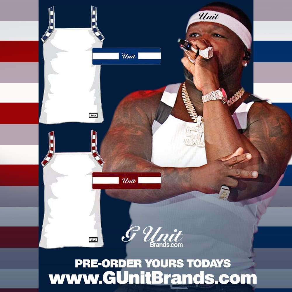 50cent on X: "Get your G-Unit Tanktops & Headbands Now •  https://t.co/XA6LsFIIF5 #GUnit https://t.co/8HbrRG8kNH" / X