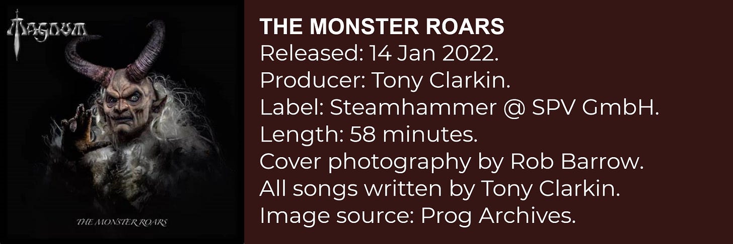 Magnum - The monster roars (2022)