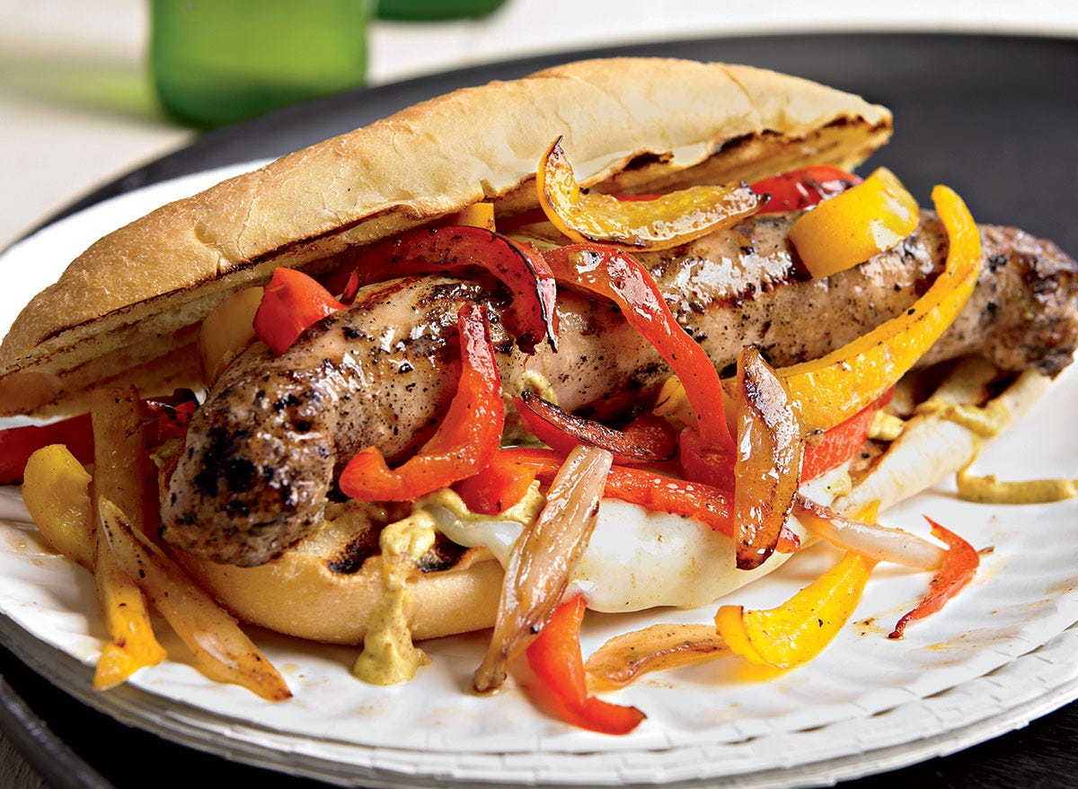 Lean Sausage Sandwich Recipe With Peppers — Eat This Not That