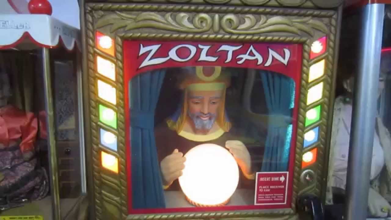 Zoltan arcade fortunel telling machine