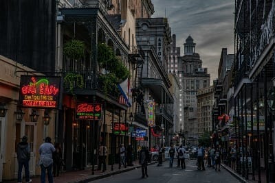 New Orleans street scene