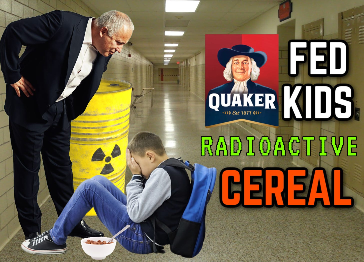 Quaker Oats FED Radioactive Cereal to School Children 