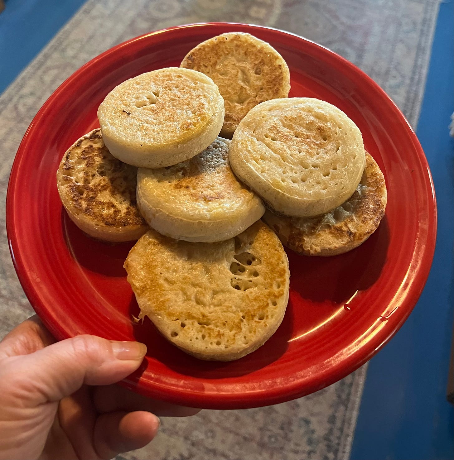 sourdough crumpets