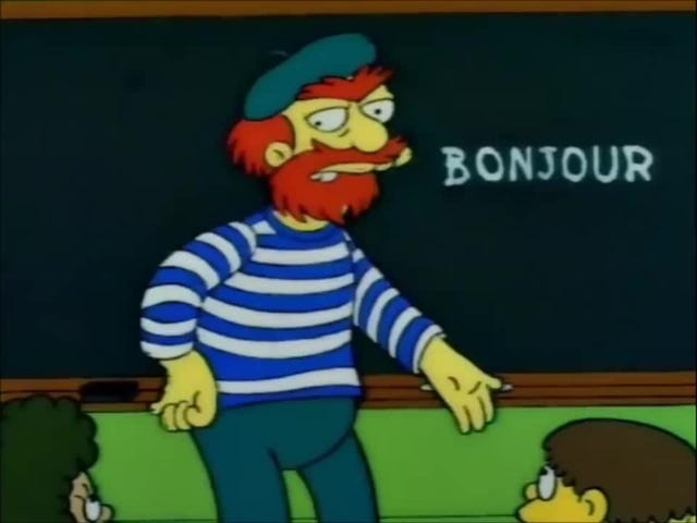 Bonjour, you cheese eating surrender monkeys! : r/TheSimpsons