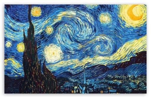 The Starry Night UltraHD Wallpaper for HD 16:9 ; Widescreen 16:10 5:3 ; Fullscreen 4:3 5:4 3:2 ; Tablet 1:1 ; Mobile 3:5 3:4 ;