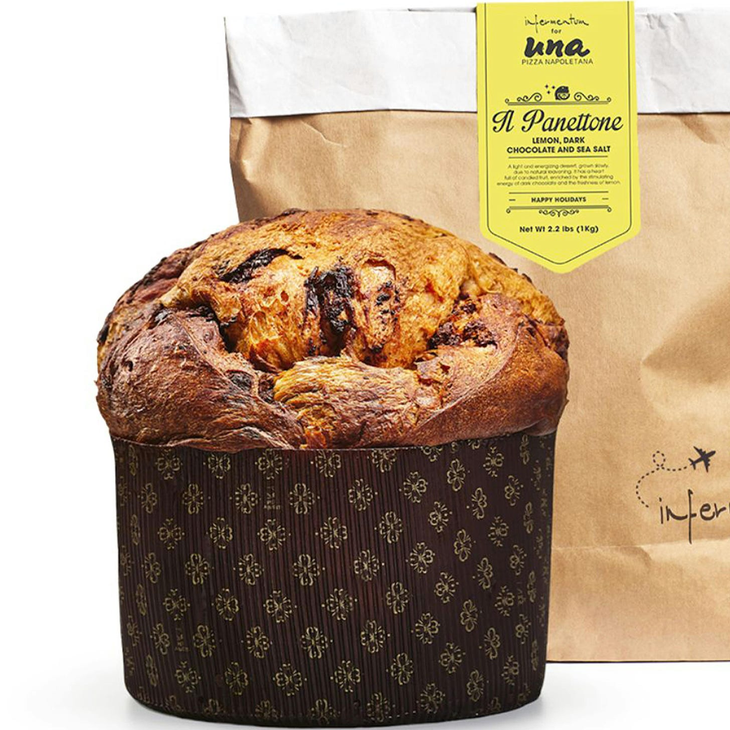 Lemon & Dark Chocolate Panettone by Una Pizza Napoletana