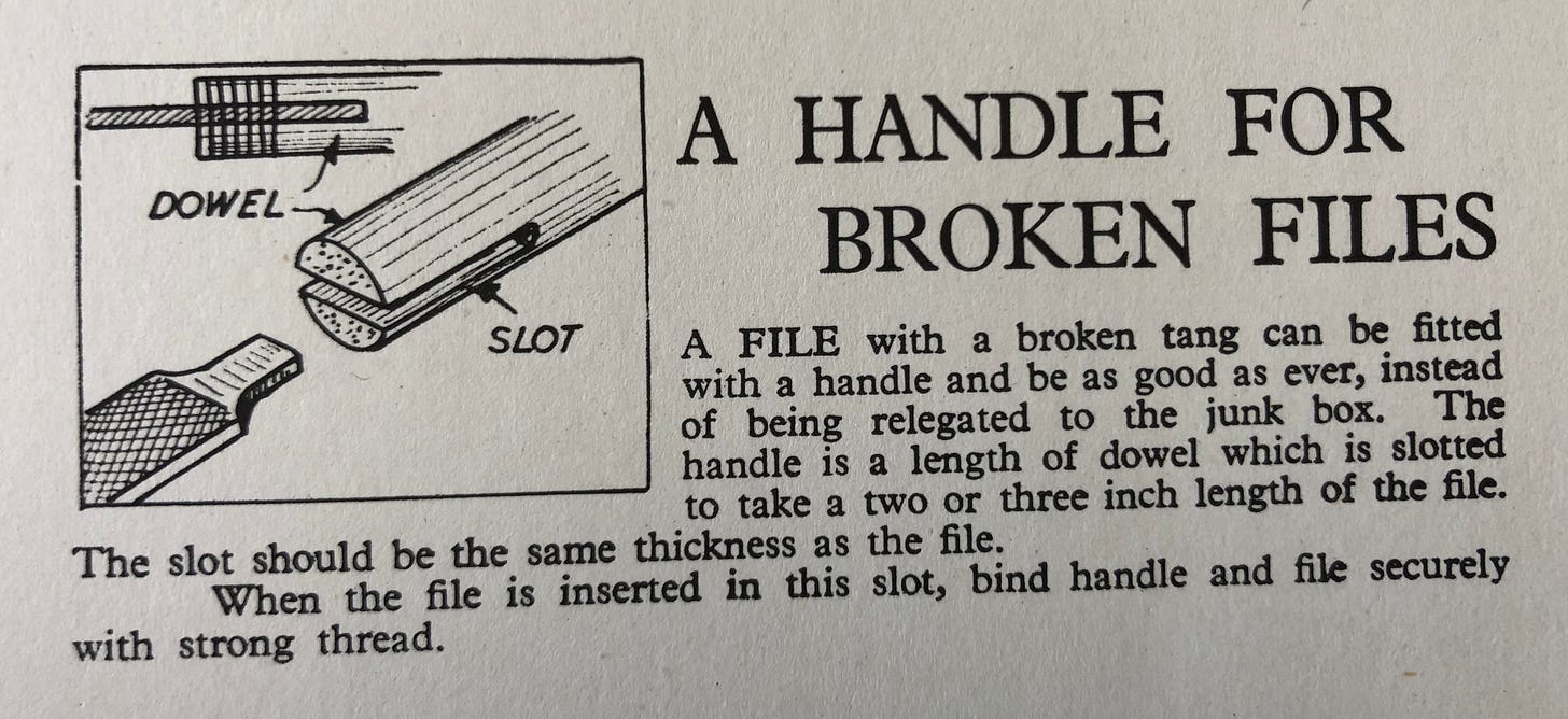 Title: a handle for broken files