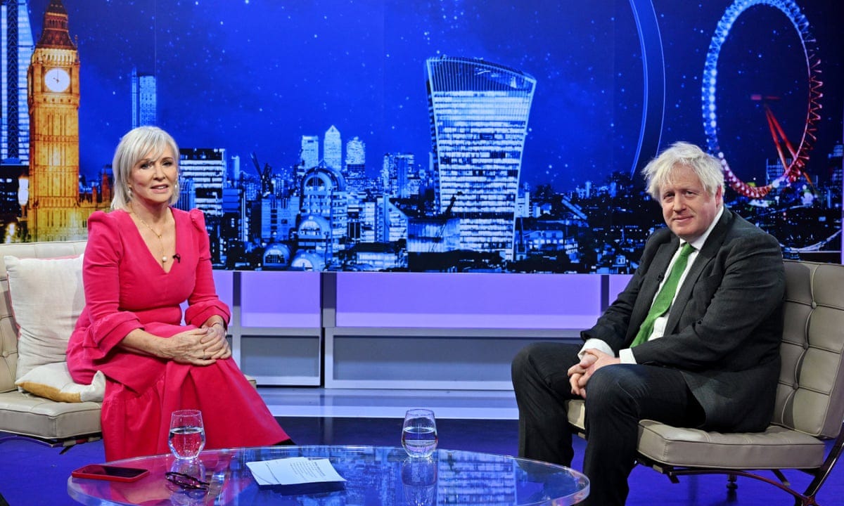 Nadine Dorries to interview Boris Johnson on launch of her TalkTV show | Nadine  Dorries | The Guardian