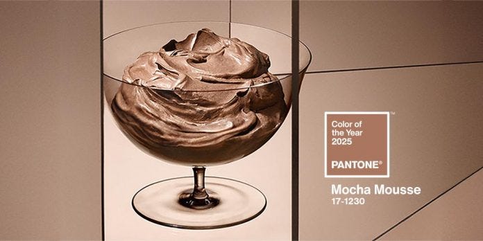 PANTONE dévoile MOCHA MOUSSE la couleur 2025