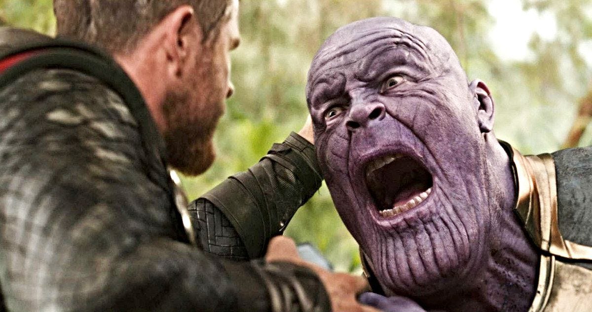 Early Infinity War Art Shows a Very Different End Fight Between Thor &  Thanos