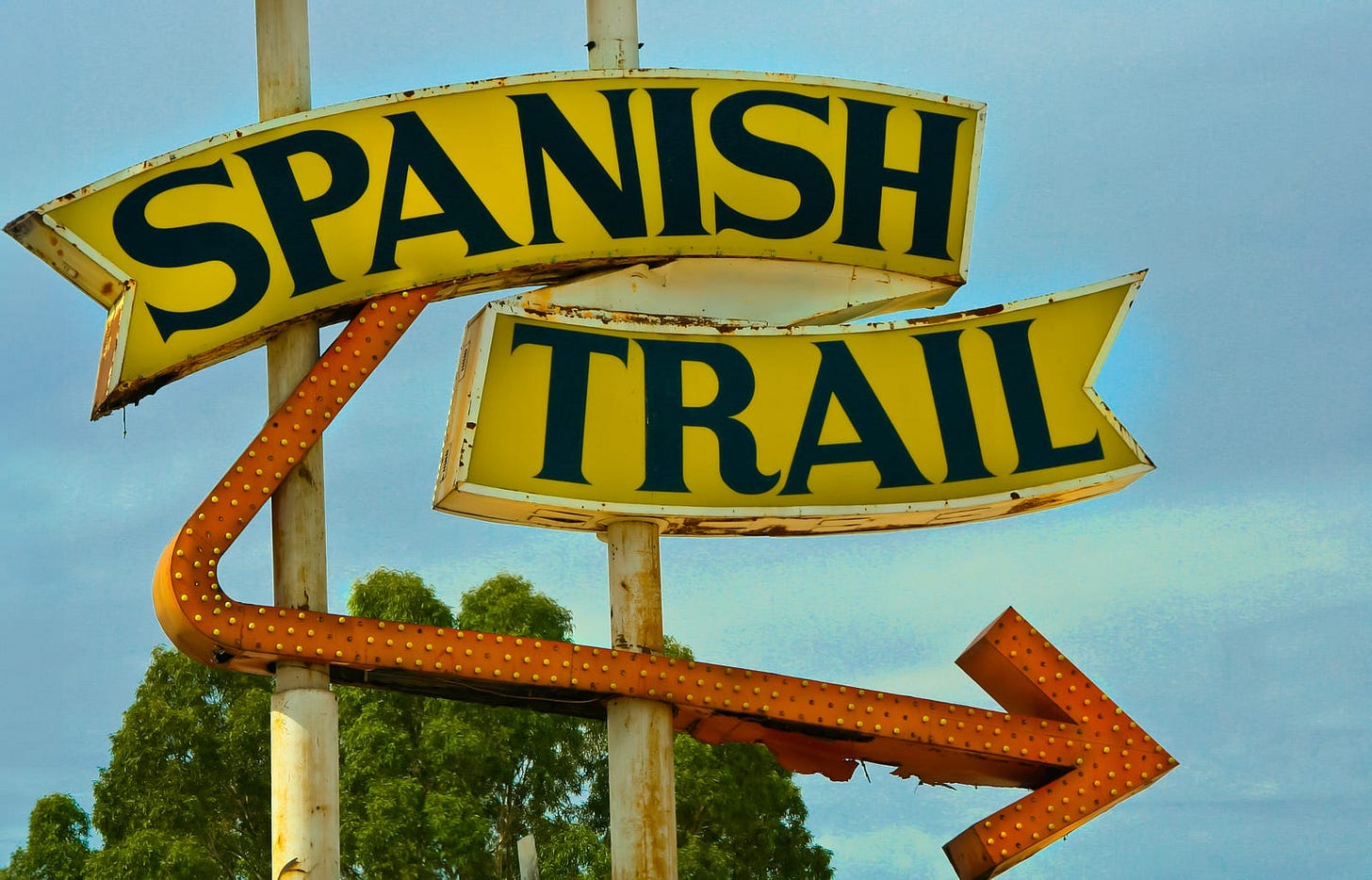 Spanish Trail sign