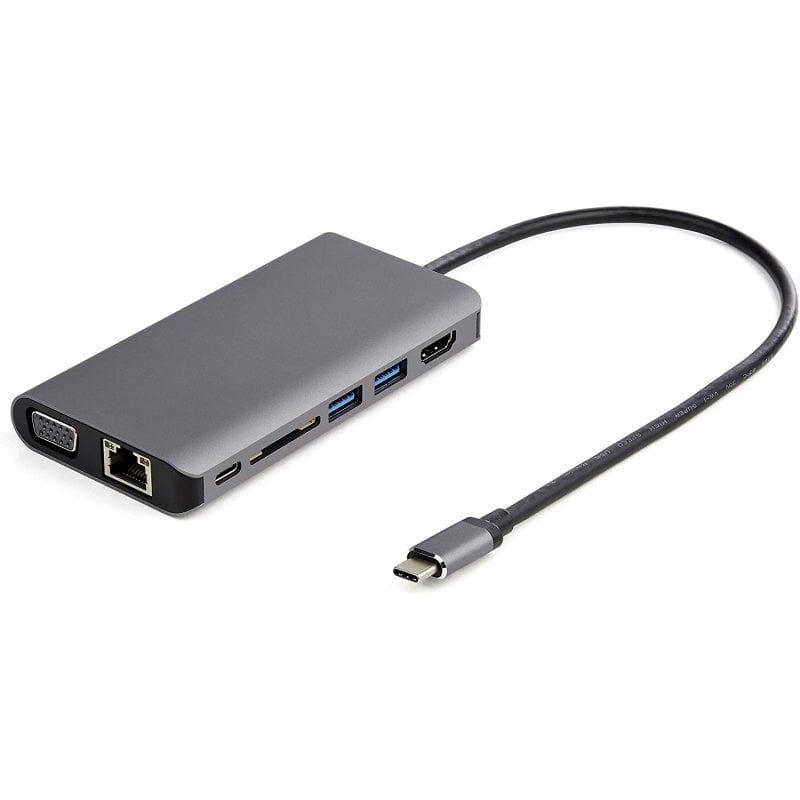 StarTech DKT30CHVAUSP Hub USB-C a HDMI/VGA/USB 3.0/RJ45/SD |  PcComponentes.com