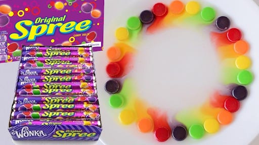 Spree candy visual experiment (unrelated to film)