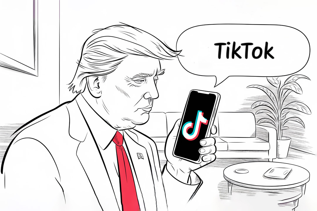 U.S. president-elect Donald Trump has voiced support for TikTok, which is facing an impending ban in the U.S. Photo: AI generated