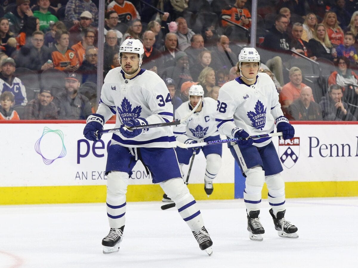 Auston Matthews William Nylander Toronto Maple Leafs