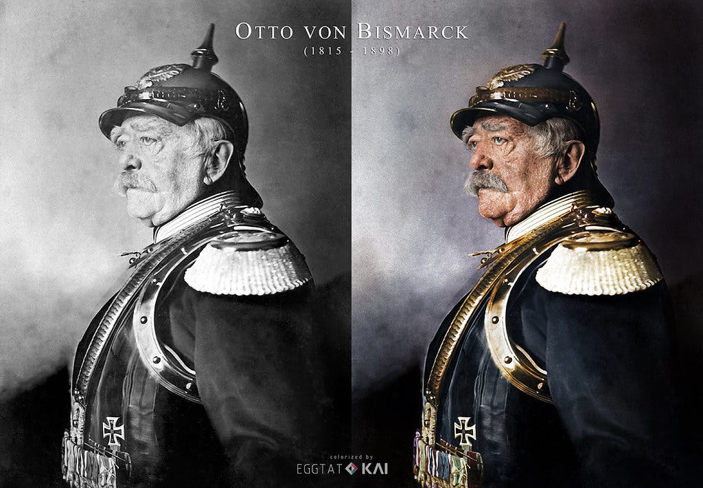 Otto von Bismarck, 1894 colorized | Otto Eduard Leopold, Pri… | Flickr