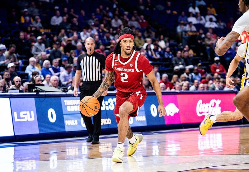 Boogie Fland taking on large role for Arkansas basketball in SEC play |  Whole Hog Sports