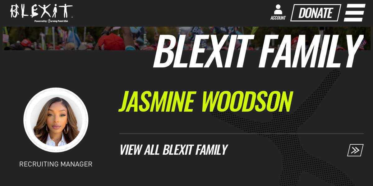 Jasmine Woodson, recruiting manager Blexit