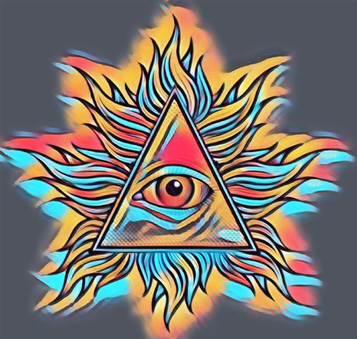 The all-seeing eye.