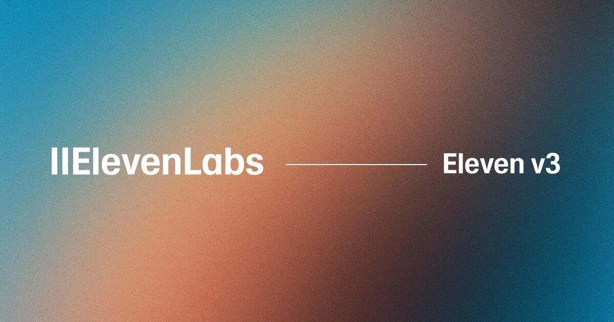 Eleven v3 (alpha) — The most expressive Text to Speech model